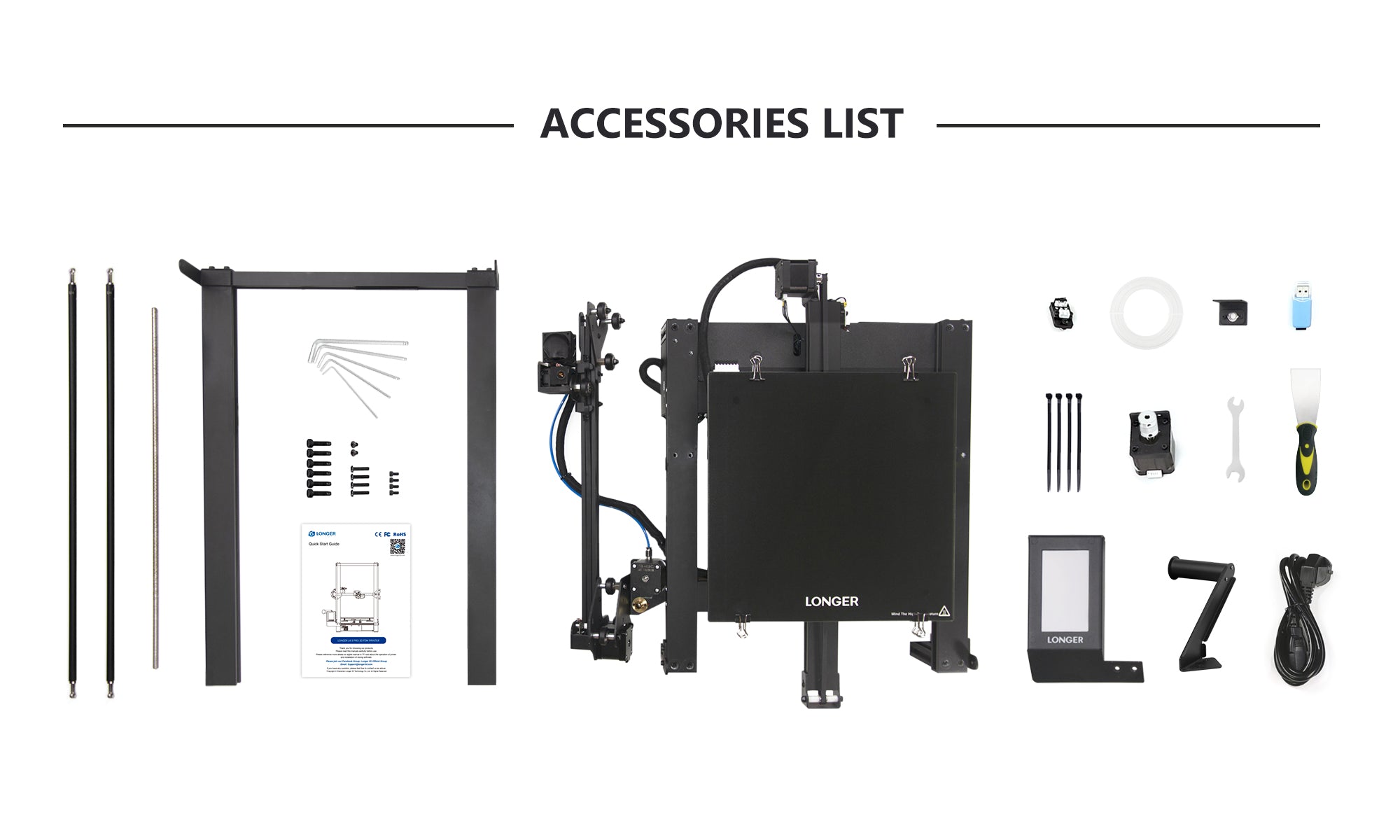 Longer LK5 Pro 3D Printer, 90% Pre-Assembled, Silent Motherboard, 300*300*400mm