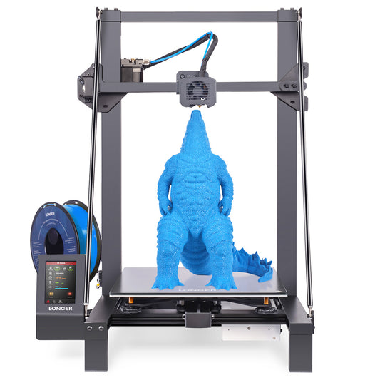 LONGER LK5 Pro 3D Printer Upgraded Edition, Dual Blower Fan, 90% Pre-Assembled, Silent Motherboard, 300*300*400mm