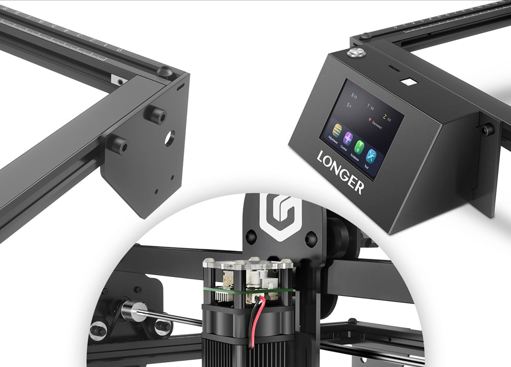 LONGER RAY5 5W Laser Engraver, 32-Bit Chipset, WIFI Connection, 3.5