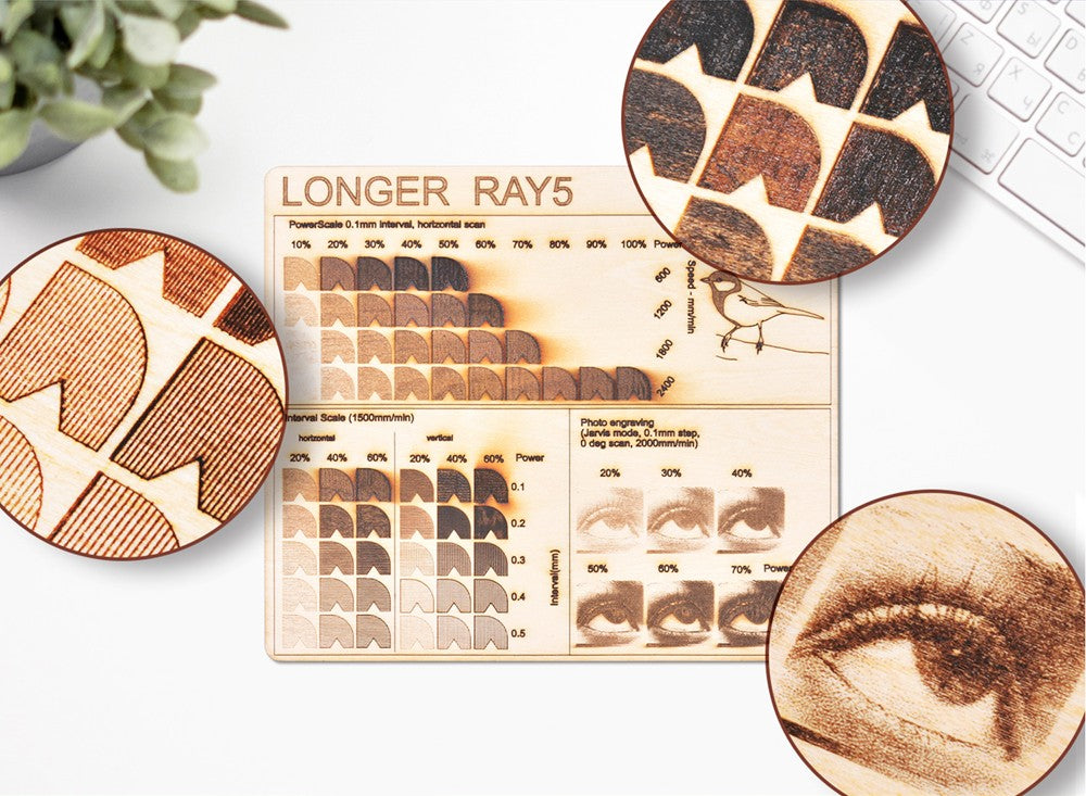 LONGER RAY5 5W Laser Engraver, 32-Bit Chipset, WIFI Connection, 3.5