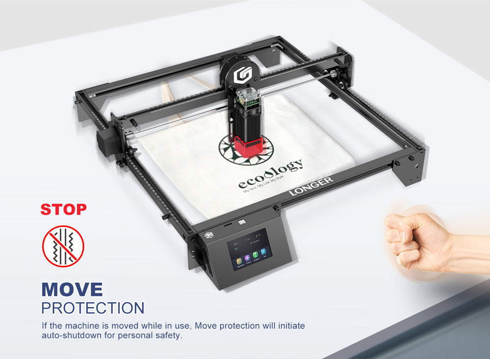 LONGER RAY5 5W Laser Engraver, 32-Bit Chipset, WIFI Connection, 3.5