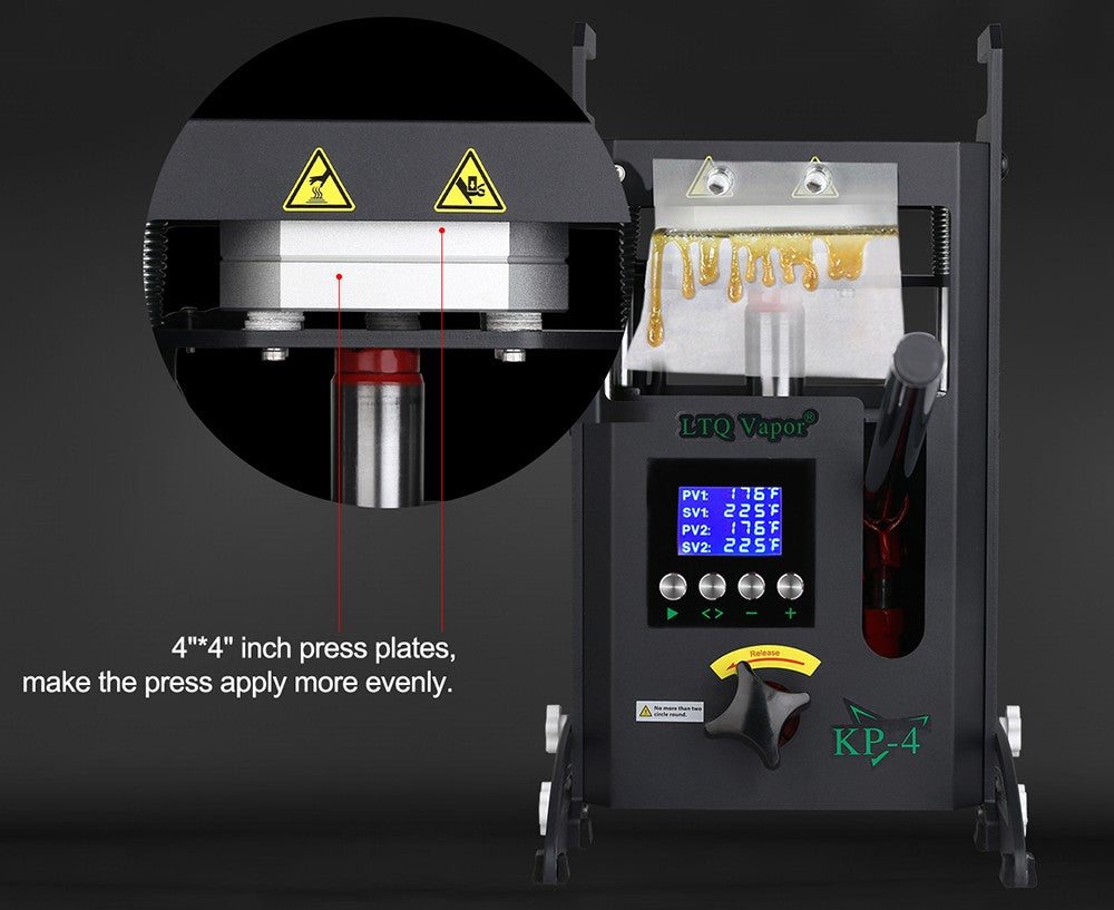 Prensa Térmica LTQ VAPOR KP-402, Platos de Calentamiento Dobles, Presión Inicial de 4 Toneladas, Temperatura Ajustable