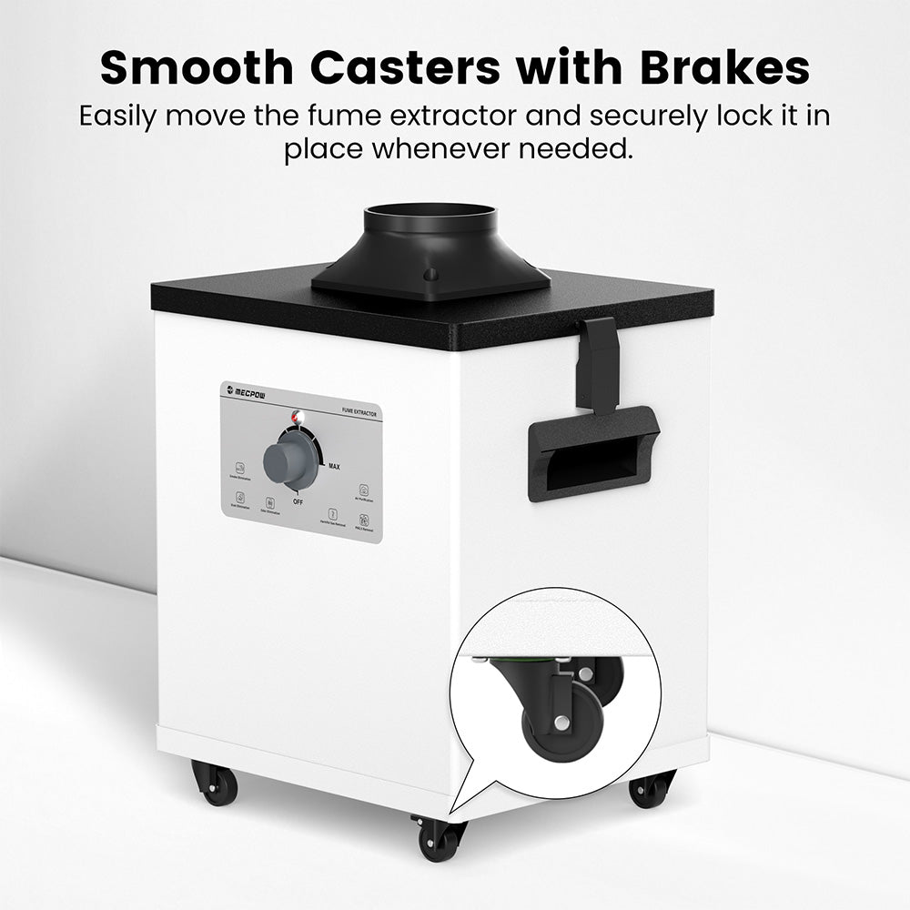 Extractor de humos Mecpow P150 de 150 W para X4 Pro/FC1/FC2/FC3 con filtración de 3 etapas.