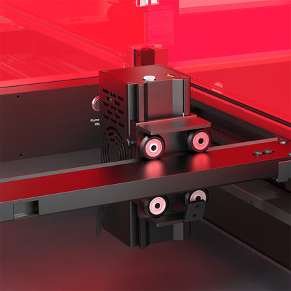 Mecpow X4 Pro 22W FDA Class 1 Laser Engraving Machine, Built-in Camera, 22000mm/min Speed, 0.08x0.1mm Laser Spot, Emergency Stop, Offline Work, Protective Cover &amp; Integrated Air Assist, Support LightBurn/ LaserGRBL/ MKSLaser, 410*400mm