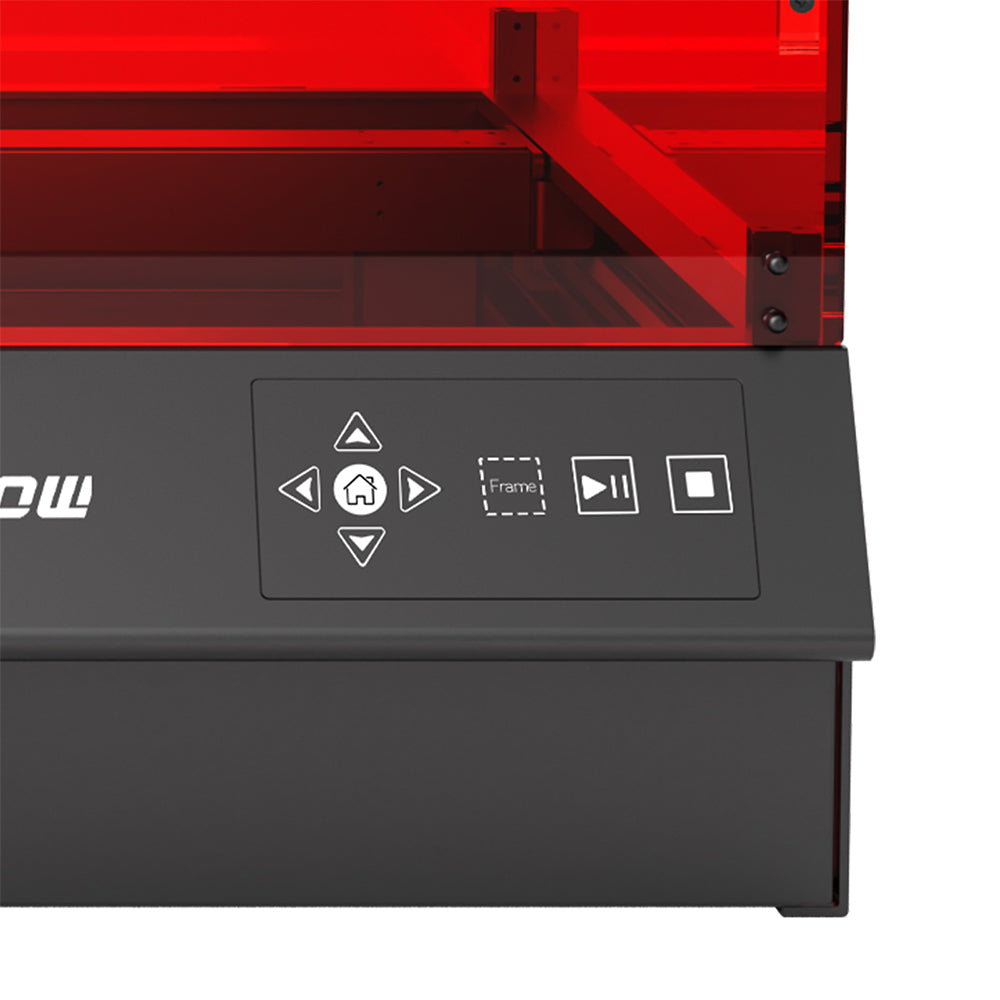 Mecpow X4 Pro 22W FDA Class 1 Laser Engraving Machine, Built-in Camera, 22000mm/min Speed, 0.08x0.1mm Laser Spot, Emergency Stop, Offline Work, Protective Cover &amp; Integrated Air Assist, Support LightBurn/ LaserGRBL/ MKSLaser, 410*400mm