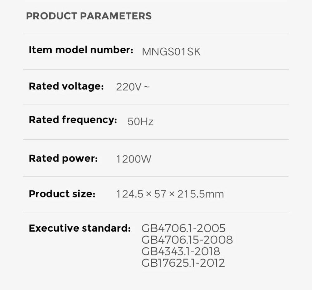 Secador de pelo de alta velocidad Xiaomi Mijia H700 con aniones, pantalla LCD, 102.000 rpm y velocidad del viento de 70 m/s.
