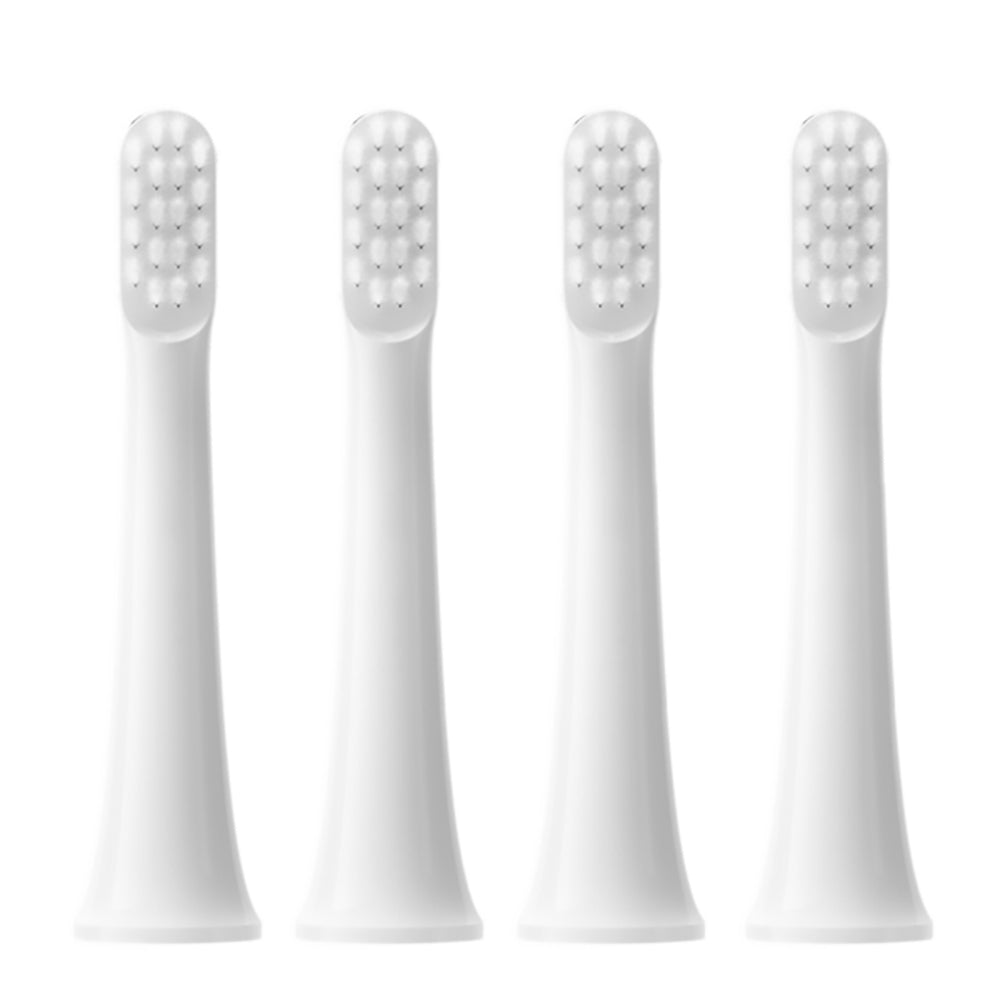 3 cabezales de cepillo de dientes eléctricos Xiaomi Mijia MBS302, compatibles con el cepillo de dientes eléctrico sónico Mijia T100 - Blanco
