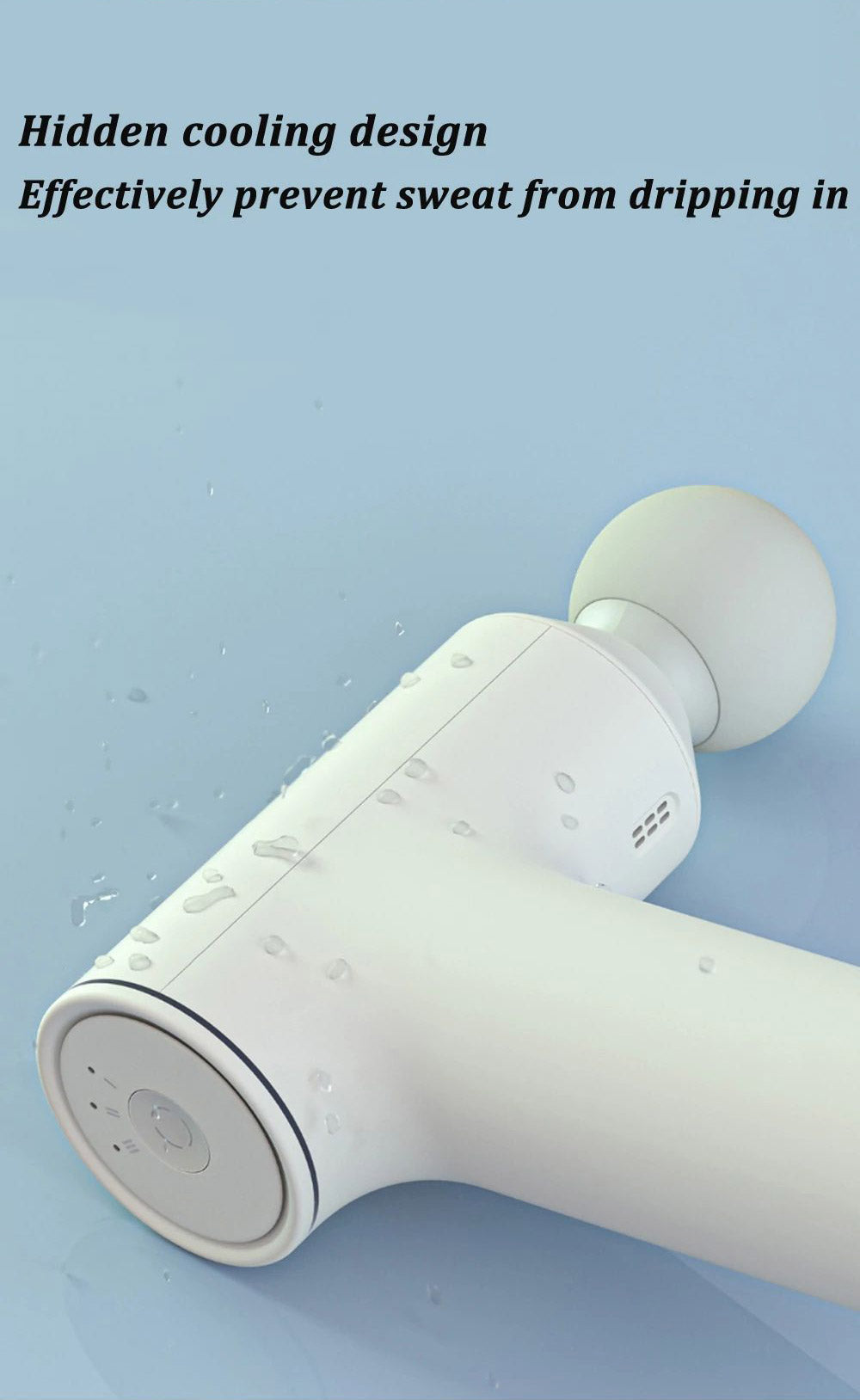 Pistola de Masaje Portátil Mini Xiaomi Mijia, Masajeador Eléctrico para Relajación Muscular, Bajo Ruido de 48dB, 3 Niveles Ajustables