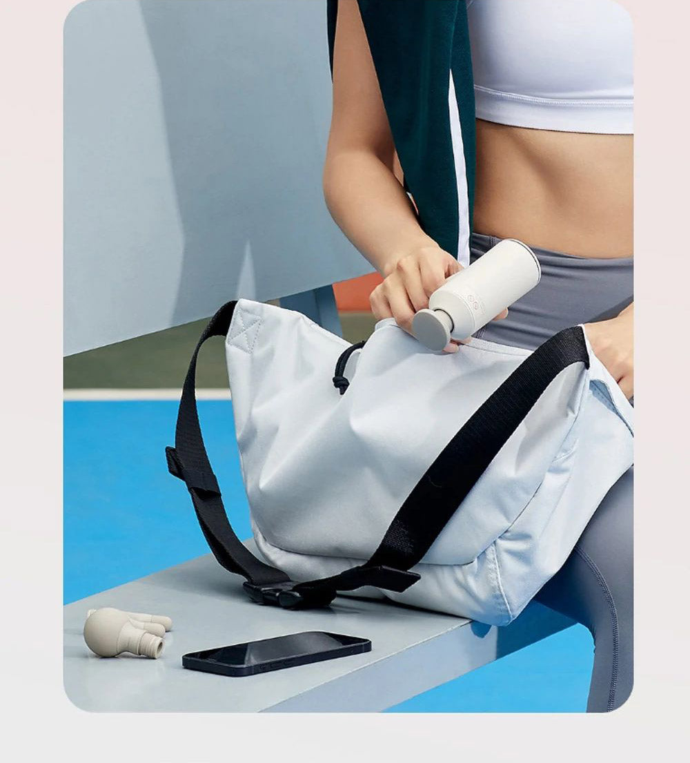 Pistola de Masaje Portátil Mini Xiaomi Mijia, Masajeador Eléctrico para Relajación Muscular, Bajo Ruido de 48dB, 3 Niveles Ajustables