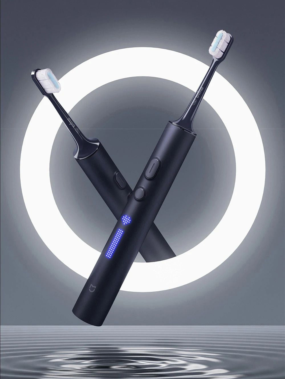 Cepillo de dientes eléctrico sónico Xiaomi Mijia T700 con pantalla LED inteligente, impermeable IPX7 y conexión inteligente a la aplicación.
