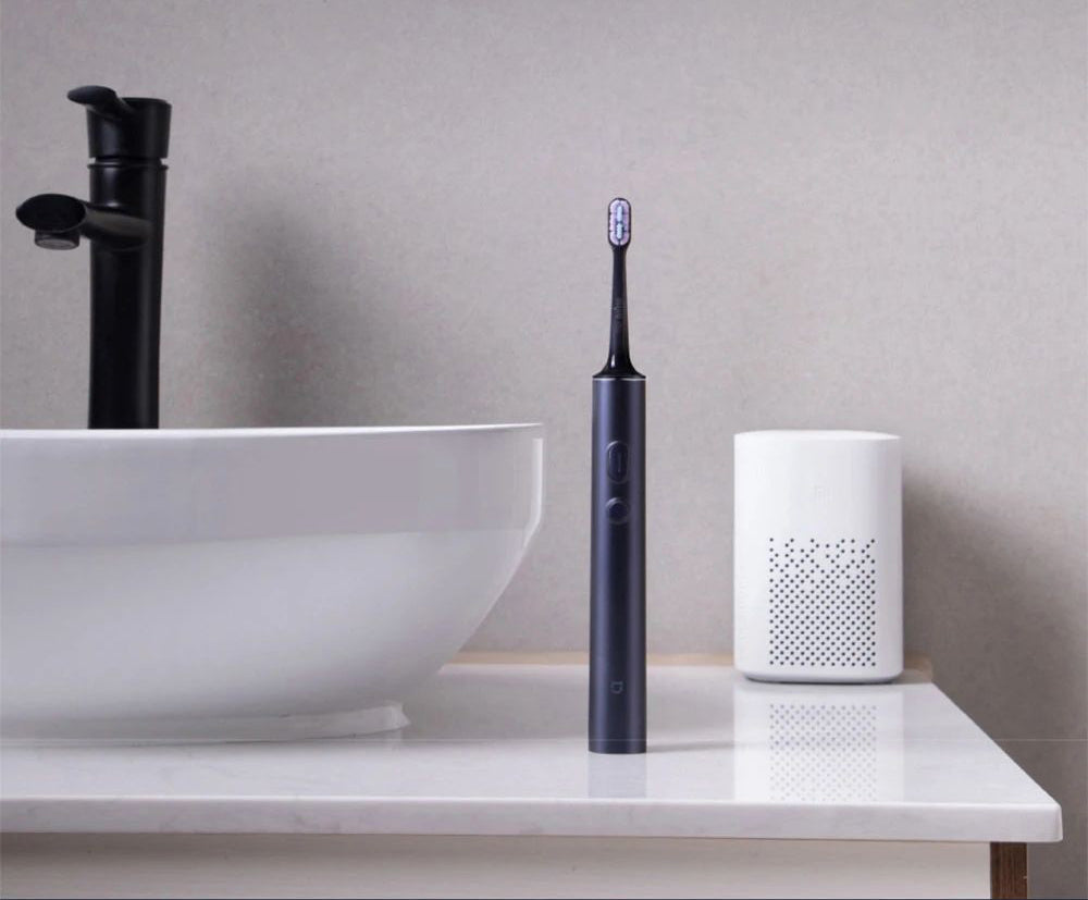 Cepillo de dientes eléctrico sónico Xiaomi Mijia T700 con pantalla LED inteligente, impermeable IPX7 y conexión inteligente a la aplicación.