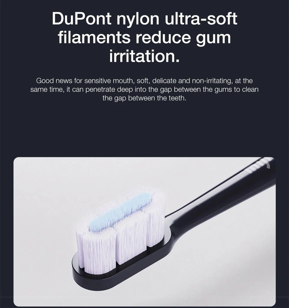 Cepillo de dientes eléctrico sónico Xiaomi Mijia T700 con pantalla LED inteligente, impermeable IPX7 y conexión inteligente a la aplicación.