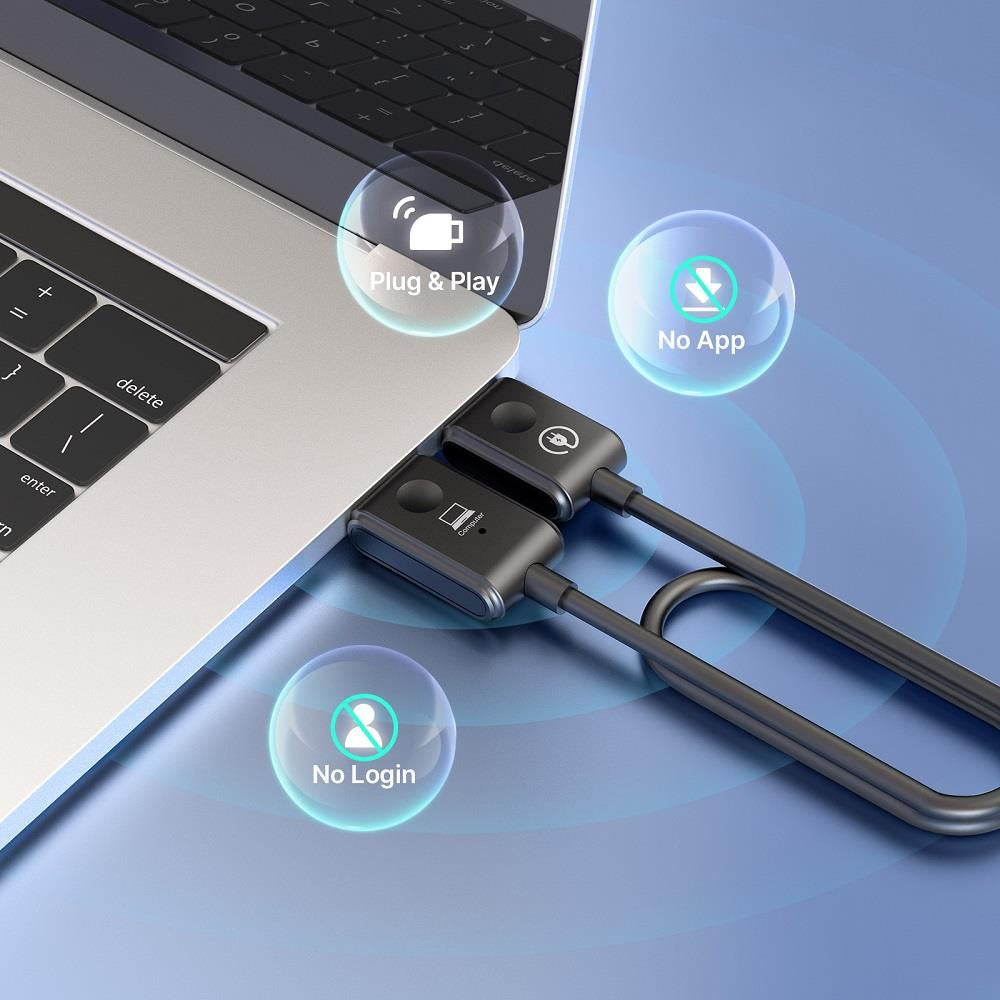 MINIX H1 Wireless 1080P HDMI Dongle Display Adapter, 165ft Transmission