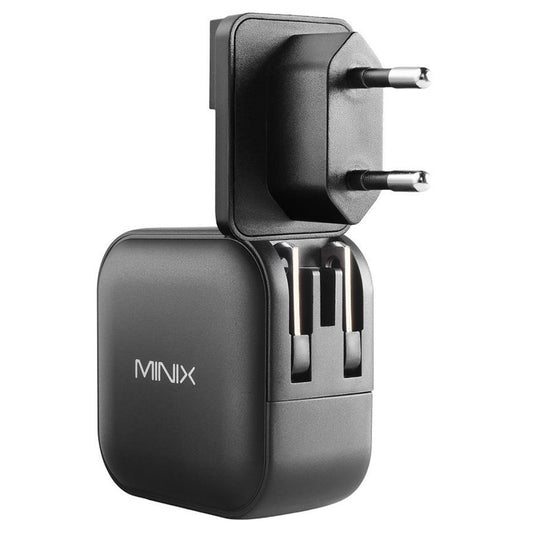 MINIX P1 GaN Quick Charger 65W Max Output, 1*USB-A, 2*USB-C Ports