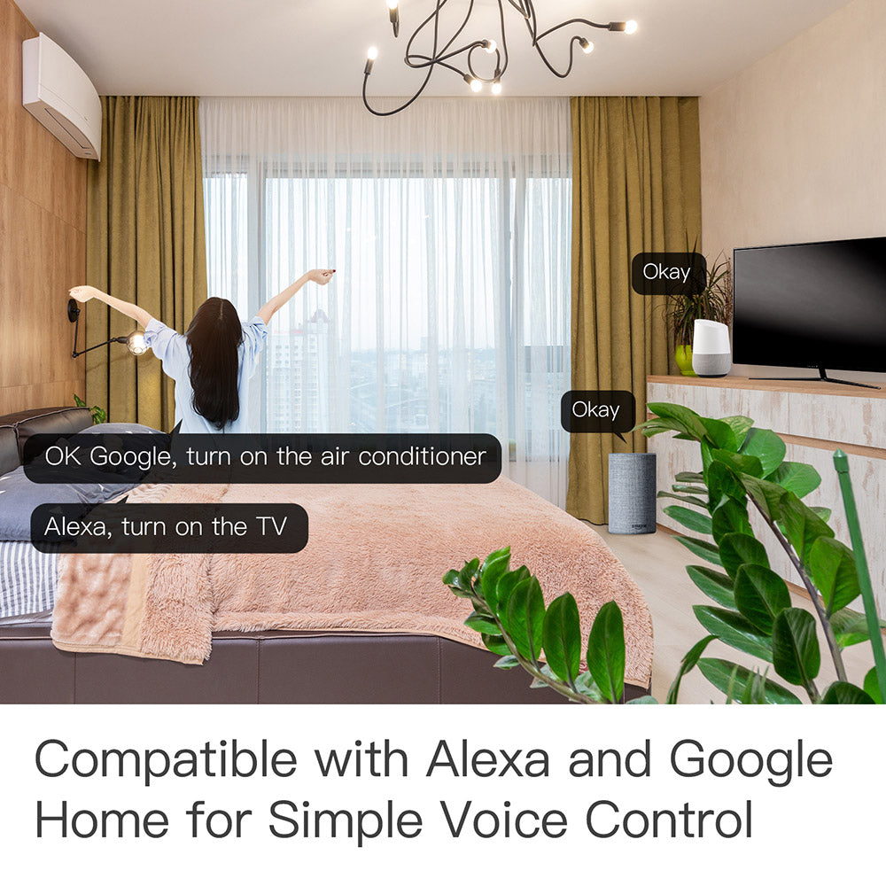 MoesHouse R11 Tuya ZigBee Mando a Distancia Inteligente IR, Controlador Remoto Infrarrojo Universal para Hogar Inteligente