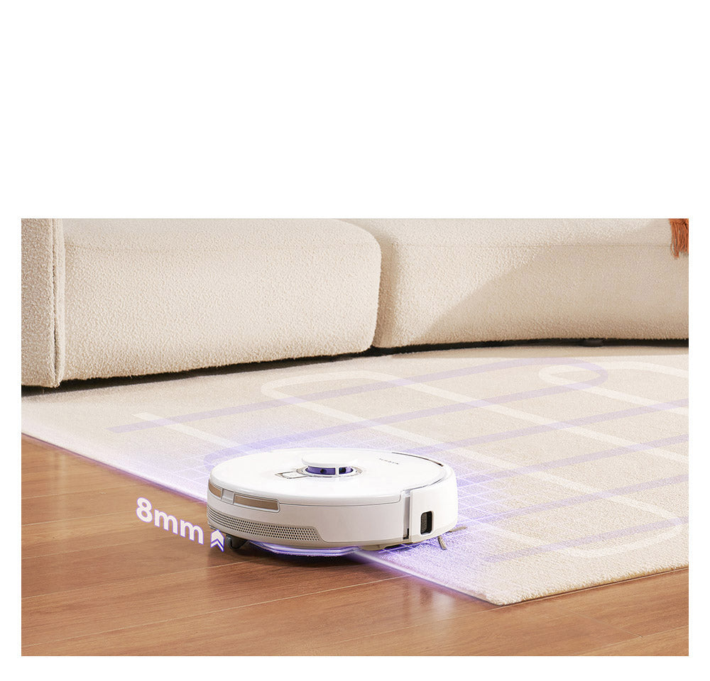 Robot aspirador y fregasuelos Narwal Freo X Plus con vaciado automático de polvo, potente succión de 7800 Pa, cepillo flotante anti-enredos, control por Alexa/Google Assistant/APP, ideal para pelo de mascotas, suelos duros y suelos de madera.