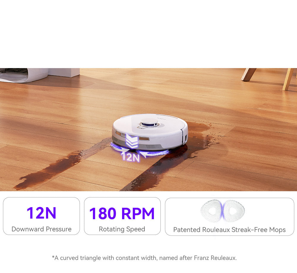 Narwal Freo X Ultra Robot Aspirador y Trapeador con Autolavado y Autovaciado, Fuerte Potencia de Succión de 8200Pa, Cepillo Flotante Antienredos, Elevación Automática del Trapeador hasta 12mm, Estación Base Todo en Uno