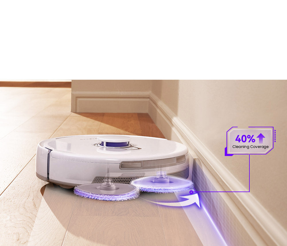 Narwal Freo X Ultra Robot Aspirador y Trapeador con Autolavado y Autovaciado, Fuerte Potencia de Succión de 8200Pa, Cepillo Flotante Antienredos, Elevación Automática del Trapeador hasta 12mm, Estación Base Todo en Uno