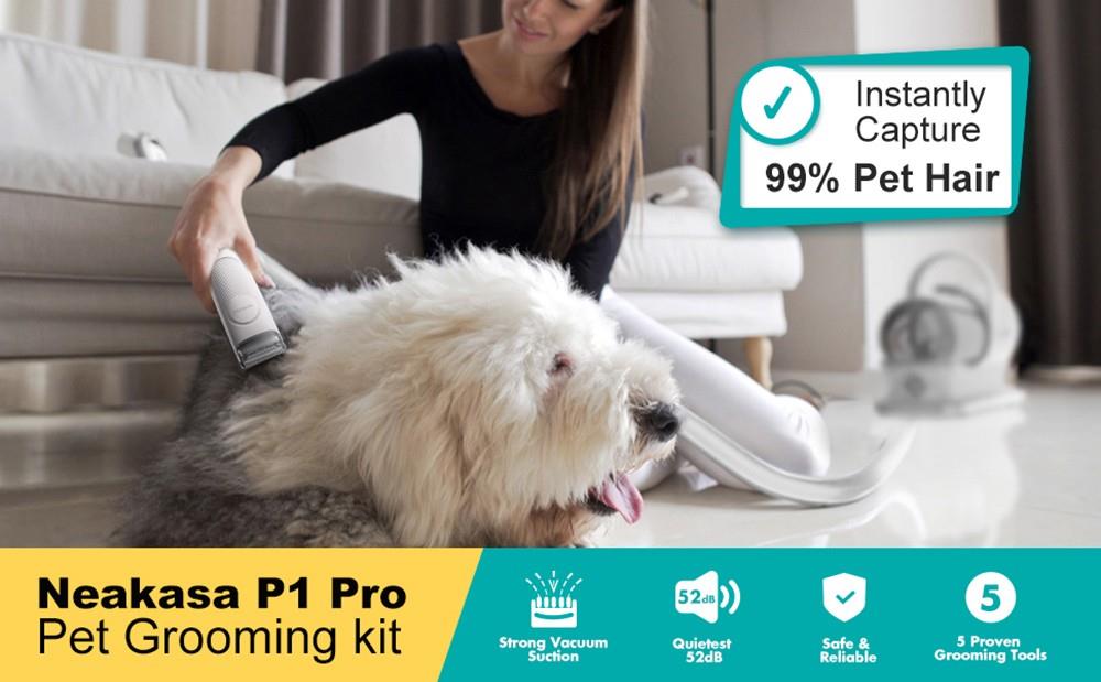 Máquina de Cortar Pelo para Perros Neakasa P1 Pro con Aspiradora para Pelo de Mascotas