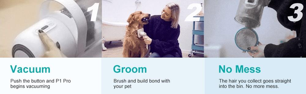 Máquina de Cortar Pelo para Perros Neakasa P1 Pro con Aspiradora para Pelo de Mascotas