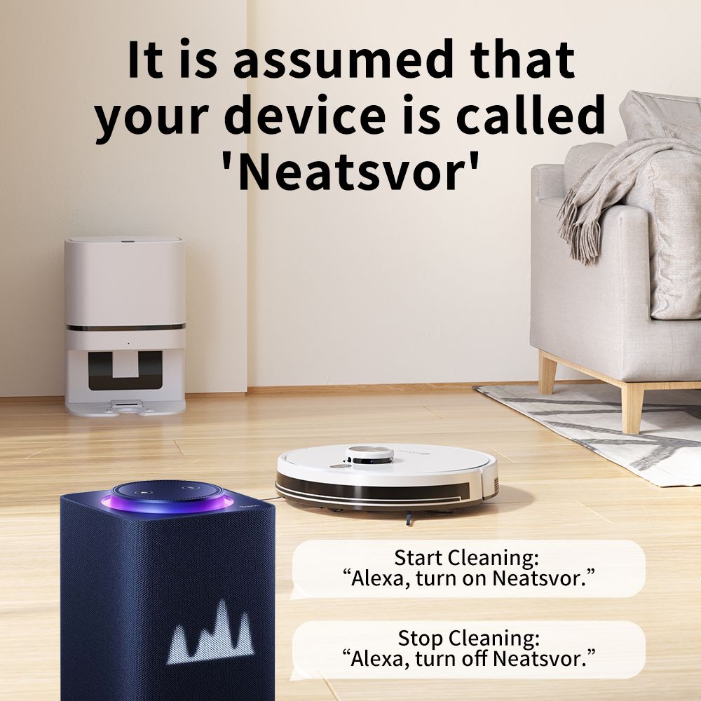 Robot aspirador y fregasuelos Neatsvor S600, depósito de polvo de 2,8 L, batería de 5200 mAh, navegación láser LDS4.0, control por aplicación, compatible con Alexa y Google Home, cepillo 2 en 1, filtro HEPA y depósito de agua de 350 ml.