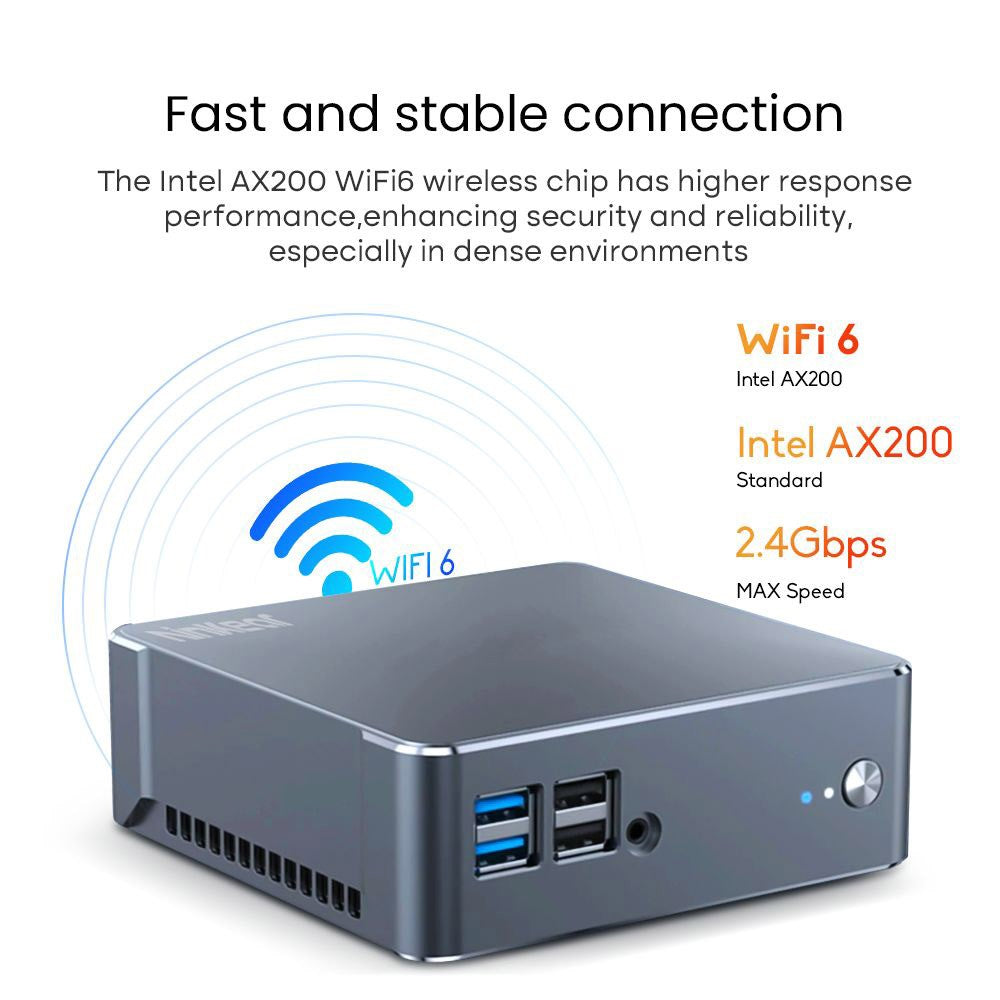 Ninkear M11 Mini PC Intel Core i7-1165G7 Processor, 16GB DDR4 512GB SSD, Windows 11, WiFi 6