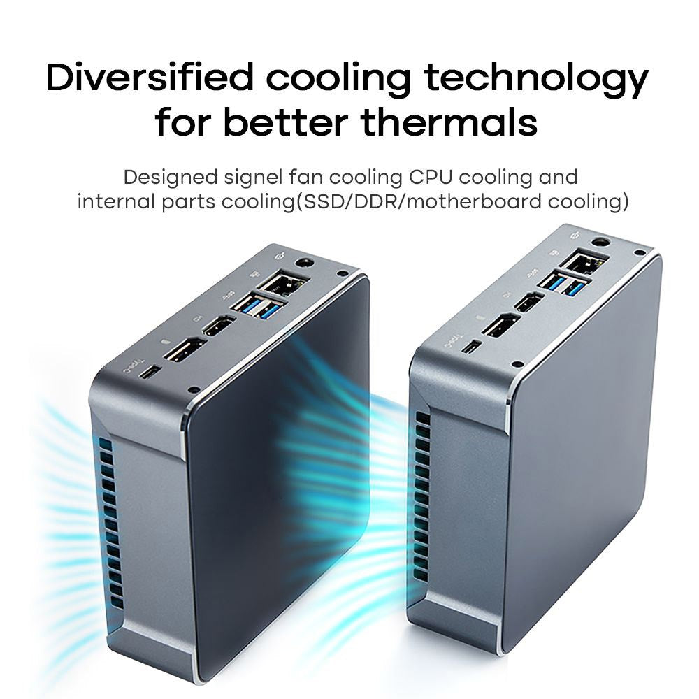 Ninkear M11 Mini PC Intel Core i7-1165G7 Processor, 16GB DDR4 512GB SSD, Windows 11, WiFi 6