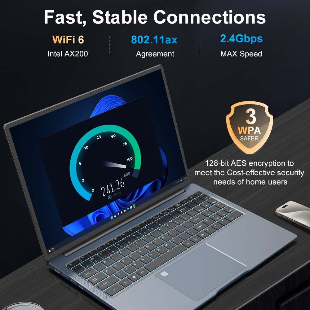 Ninkear N16 Pro Laptop, 16 inch 2560*1600 IPS Screen, Intel Core i9-12900HK 14 Cores Max 5.0GHz, 32GB RAM 1TB SSD, 120Hz Refresh Rate, WiFi 6, 5000mAh, Backlit Keyboard, 1*Full-featured Type-C, 2*USB3.0, 1*USB2.0, 1*HDMI, 1*RJ45 1*Headphone Jack