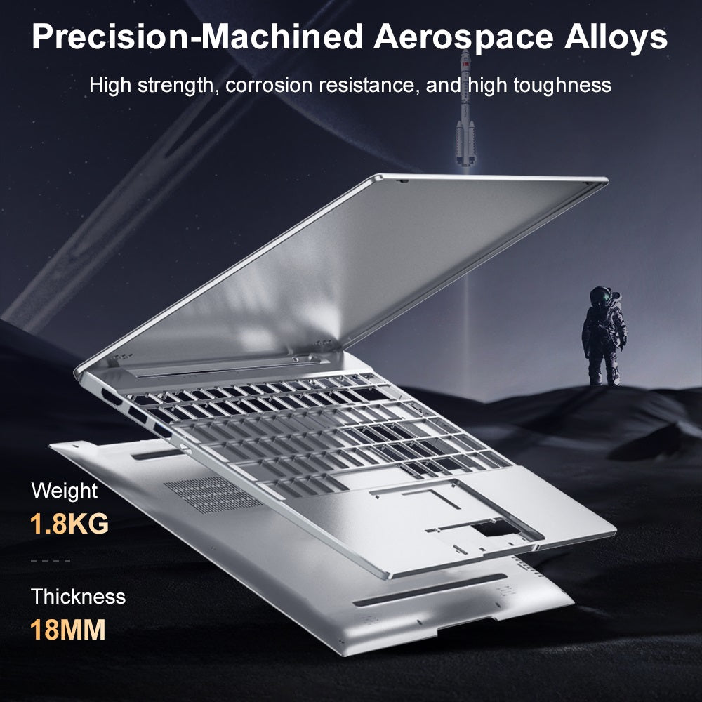 Ninkear N16 Pro Laptop, 16 inch 2560*1600 IPS Screen, Intel Core i9-12900HK 14 Cores Max 5.0GHz, 32GB RAM 1TB SSD, 120Hz Refresh Rate, WiFi 6, 5000mAh, Backlit Keyboard, 1*Full-featured Type-C, 2*USB3.0, 1*USB2.0, 1*HDMI, 1*RJ45 1*Headphone Jack