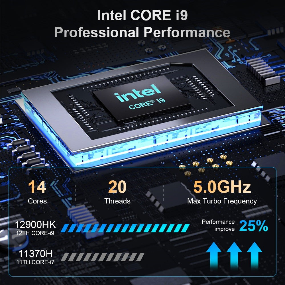 Ninkear N16 Pro Laptop, 16 inch 2560*1600 IPS Screen, Intel Core i9-12900HK 14 Cores Max 5.0GHz, 32GB RAM 1TB SSD, 120Hz Refresh Rate, WiFi 6, 5000mAh, Backlit Keyboard, 1*Full-featured Type-C, 2*USB3.0, 1*USB2.0, 1*HDMI, 1*RJ45 1*Headphone Jack