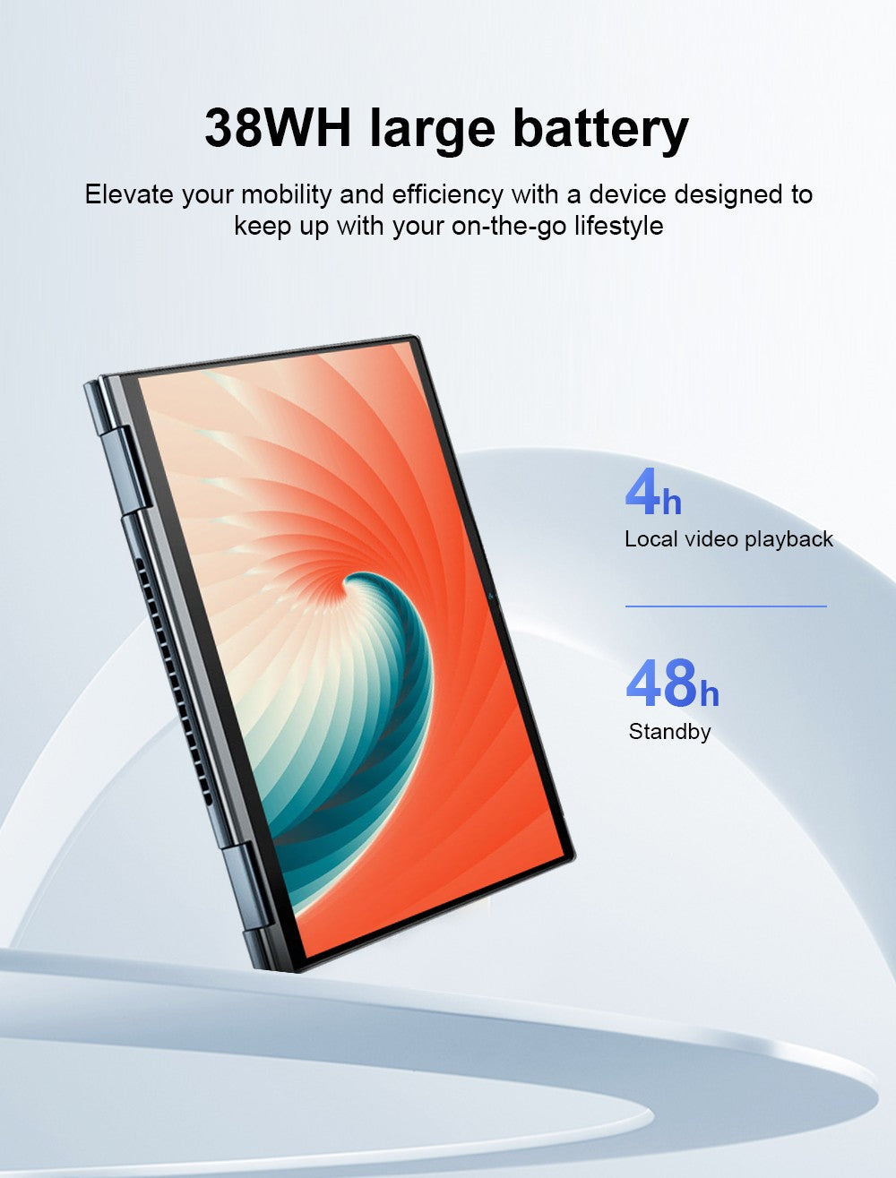 Ninkear YBOOK15 2-in-1 Laptop, 360° Flip 15.6-inch 1920*1080 Touchscreen, AMD Ryzen 3 3200U 2 Cores Max 3.5GHz, 16GB RAM 512GB SSD, 2.4/5GHz WiFi Bluetooth 4.2 , 1*USB3.0, 2*USB2.0, 1*Type-C (Data Only), 1*HDMI, 1*RJ45, 1*Headphone Jack, 38Wh Battery