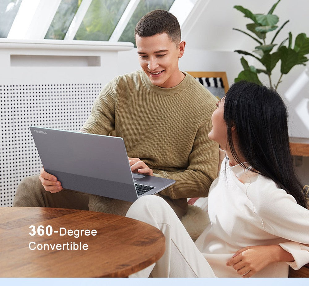 Ninkear YBOOK15 2-in-1 Laptop, 360° Flip 15.6-inch 1920*1080 Touchscreen, AMD Ryzen 3 3200U 2 Cores Max 3.5GHz, 16GB RAM 512GB SSD, 2.4/5GHz WiFi Bluetooth 4.2 , 1*USB3.0, 2*USB2.0, 1*Type-C (Data Only), 1*HDMI, 1*RJ45, 1*Headphone Jack, 38Wh Battery