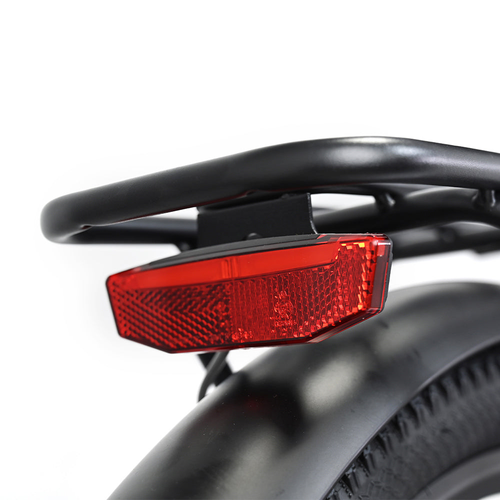 ONESPORT OT18 City Electric Bike, 26*2.35 inch wide Tires, 250W Motor 25km/h, 36V 14.4Ah Big Battery up to 100km Max Range, Shimano 7-speed, Front Shock-absorbing fork, 25 Degree Climbing Bluetooth APP - Black