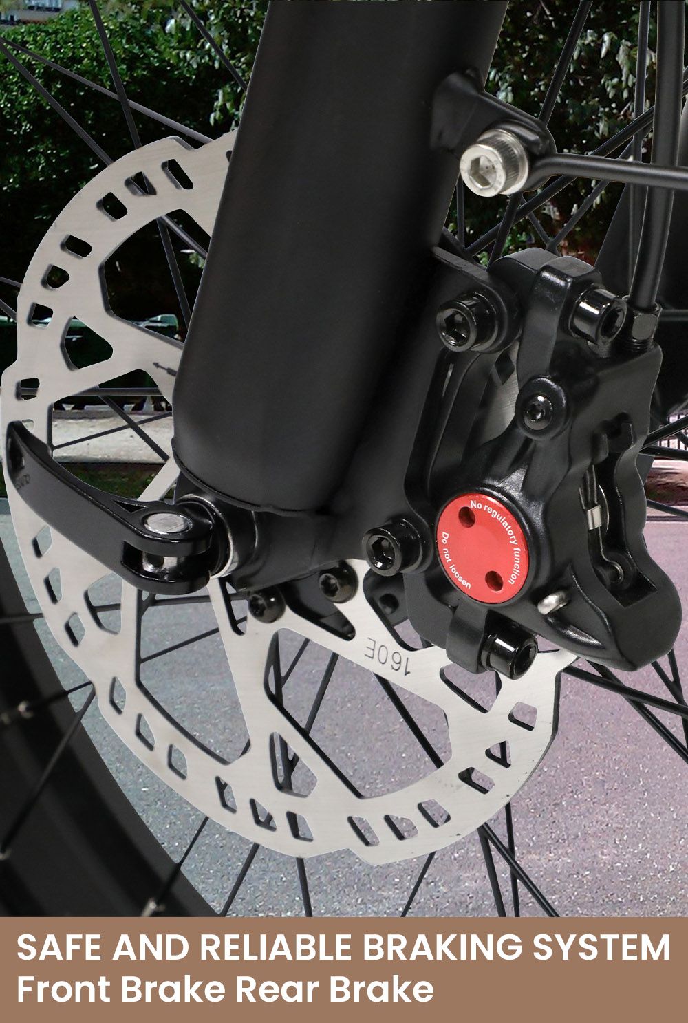 Bicicleta eléctrica ONESPORT W66, motor de 500 W, batería de 48 V y 13,5 Ah, neumáticos de 20 x 4,0 pulgadas, velocidad máxima de 25 km/h, autonomía de 100 km, frenos de disco hidráulicos delanteros y traseros, horquilla delantera con amortiguación, transmisión de 7 velocidades.