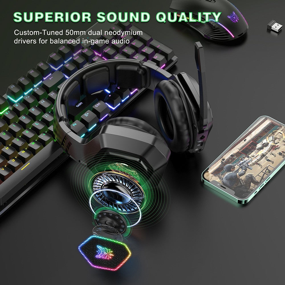 Auriculares inalámbricos para juegos ONIKUMA B100 2.4G con Bluetooth