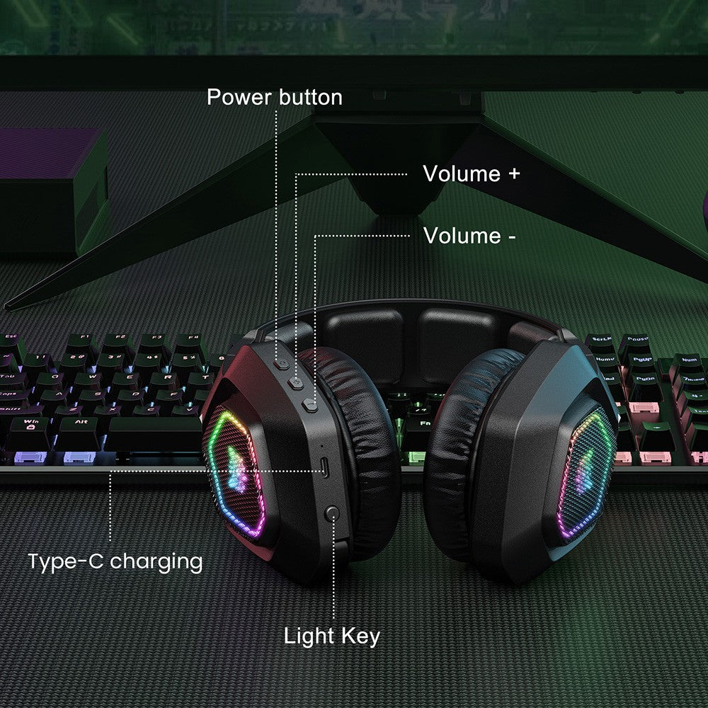 Auriculares inalámbricos para juegos ONIKUMA B100 2.4G con Bluetooth