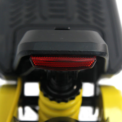 OOTD S10 Folding Electric Scooter 10 Inch Tires 1400W Motor 25km/h Max Speed 48V 20Ah Battery for 60-70km Range 120KG Max Load Disc Brake shock absorption IPX4  APP - Yellow