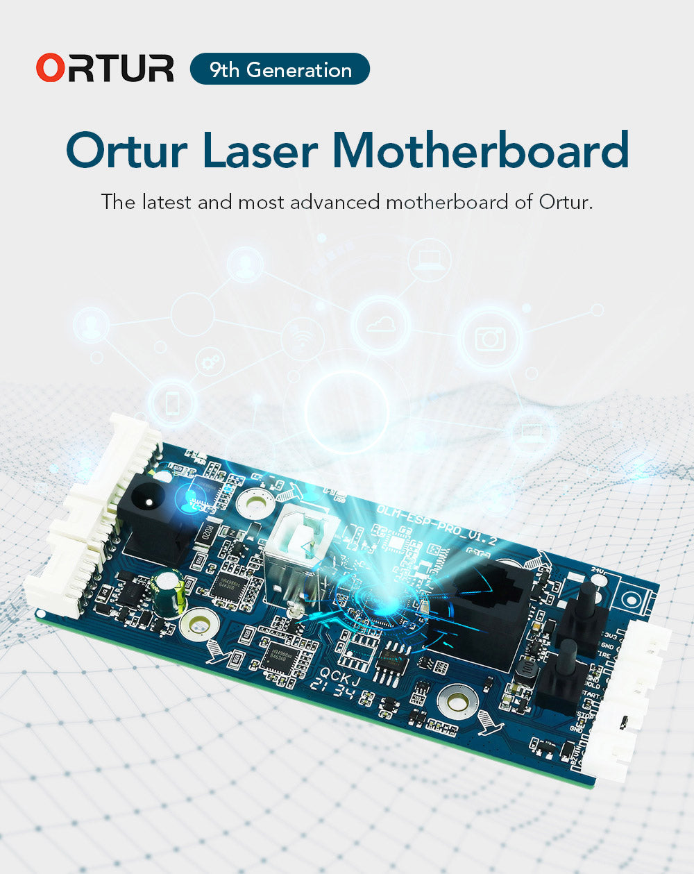Placa base ORTUR Laser Master 2 Pro S2