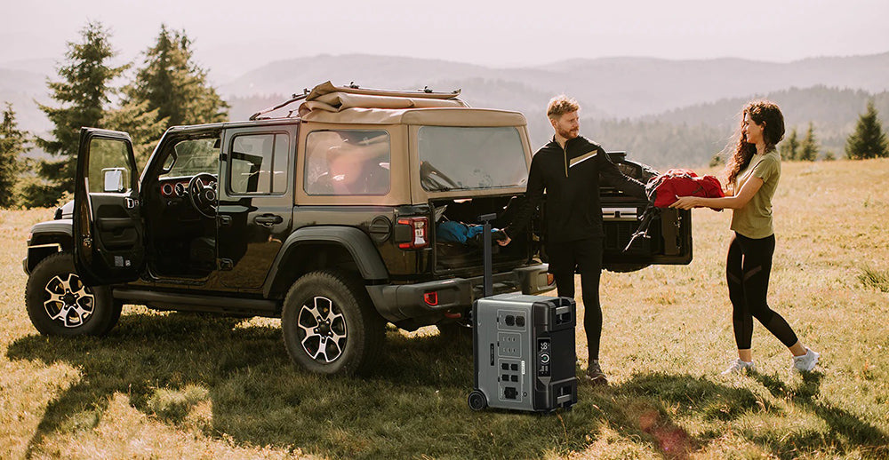 OUKITEL Abearl P5000 Portable Power Station, 5120Wh LiFePO4 Battery, 5x2200W AC Outlets (4000W Surge), Seamless UPS Battery Backup, 92% Inverter, 1800W Fast AC Charging, Dual 100W USB-C, 15 Outputs, MPPT Solar Generator for Outdoors Home, with Wheels