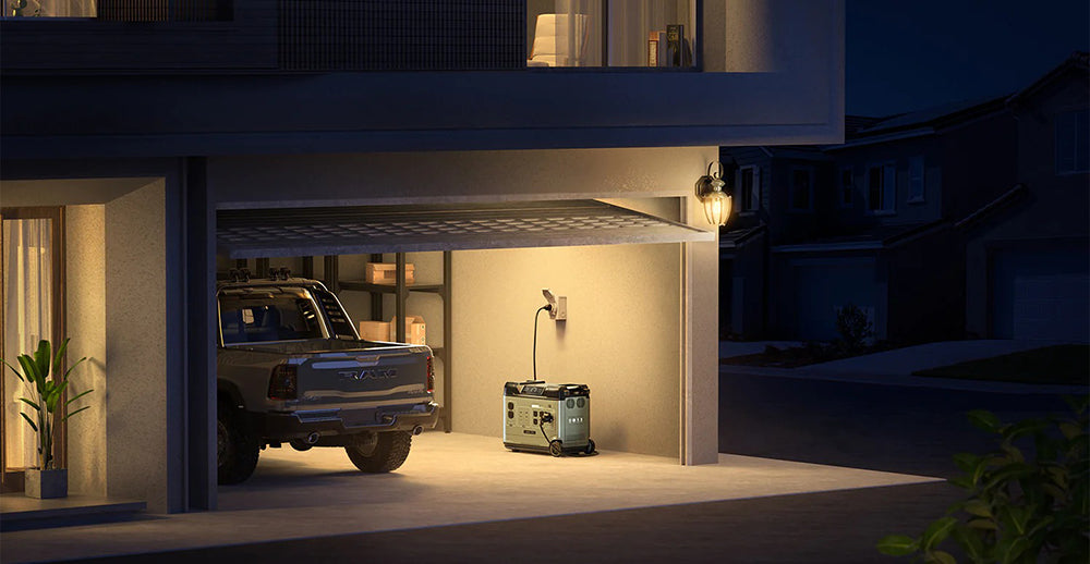 OUKITEL Abearl P5000 Portable Power Station, 5120Wh LiFePO4 Battery, 5x2200W AC Outlets (4000W Surge), Seamless UPS Battery Backup, 92% Inverter, 1800W Fast AC Charging, Dual 100W USB-C, 15 Outputs, MPPT Solar Generator for Outdoors Home, with Wheels