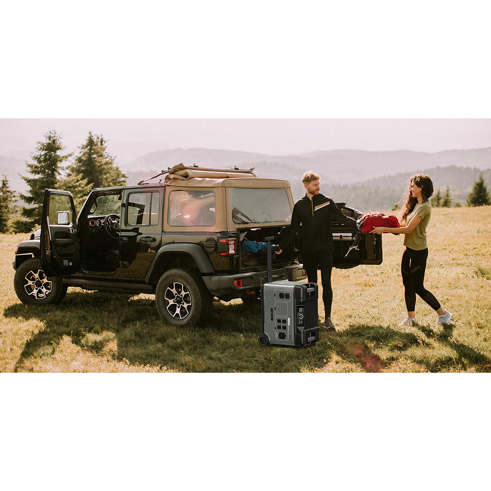 OUKITEL Abearl P5000 Portable Power Station, 5120Wh LiFePO4 Battery, 5x2200W AC Outlets (4000W Surge), Seamless UPS Battery Backup, 92% Inverter, 1800W Fast AC Charging, Dual 100W USB-C, 15 Outputs, MPPT Solar Generator for Outdoors Home, with Wheels