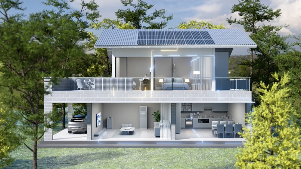 OUKITEL BP2000 Balcony Power Station, 2048Wh/640000mAh LiFePO4 Battery Solar Generator, 2200W AC Output, 2000W UPS, 1800W AC Charging, Expand Up to 7 Battery Packs, 15 Outputs, Compatible with 99% of Balcony Power Plants