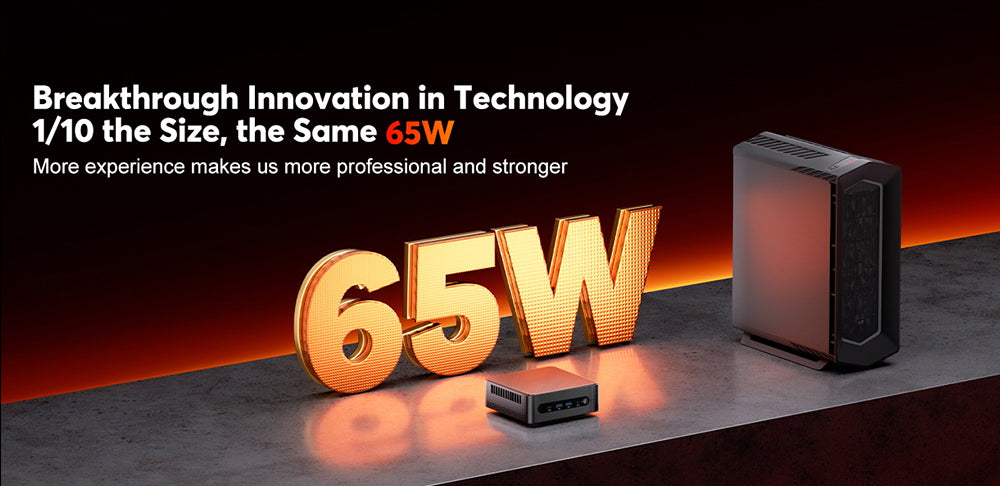 (AI PC) OUVIS F1A Mini Gaming PC, Intel AI Boost Core Ultra 5 125H 14 Cores Up to 4.5GHz, 16GB DDR5 1TB NVMe SSD, 2xHDMI2.0 Type-C 4K@60Hz Triple Display, 4xUSB 3.2, WiFi 6, 2.5Gbps LAN, TDP 65W, Best Desktop PC for Machine Learning, AI Computer