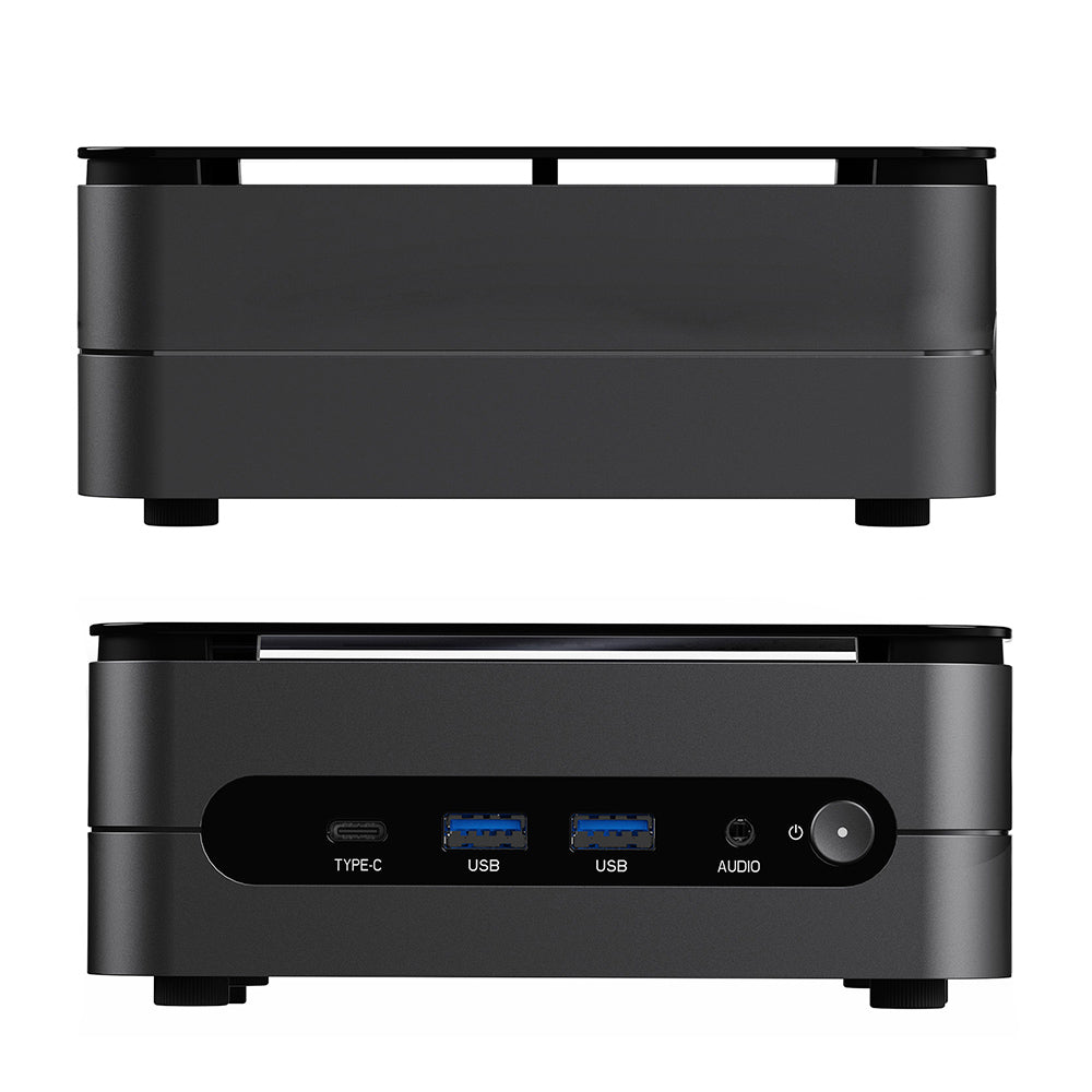 (AI PC) OUVIS F1A Mini Gaming PC, Intel AI Boost Core Ultra 5 125H 14 Cores Up to 4.5GHz, 16GB DDR5 1TB NVMe SSD, 2xHDMI2.0 Type-C 4K@60Hz Triple Display, 4xUSB 3.2, WiFi 6, 2.5Gbps LAN, TDP 65W, Best Desktop PC for Machine Learning, AI Computer