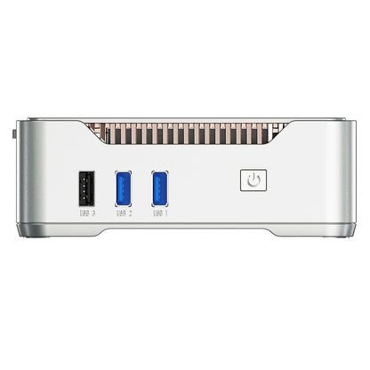 (2024 Upgraded Version) OUVIS GK3 Plus Mini PC, Intel Alder Lake N-95 Quad Core up to 3.4GHz, 16GB DDR4 RAM 512GB SSD, 2xHDMI VGA 4K@60Hz Triple Display, 2xUSB2.0 2xUSB3.0 1000Mbps LAN, 2.4/5GHz WiFi Bluetooth 4.2, with VESA - EU