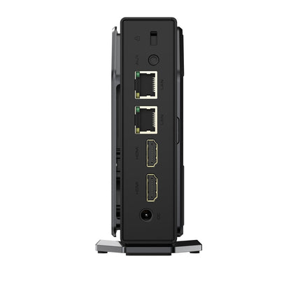 (2024 Upgraded Version) OUVIS S1 Mini PC with LCD Screen RGB Light, Intel Alder Lake N95 4 Cores Up to 3.4GHz, 16GB RAM 512GB SSD, 2*HDMI 2.0 4K HD Dual Display, WiFi 5 Bluetooth 4.2, 2*USB 3.0 2*USB 2.0 2*RJ45 - EU Plug