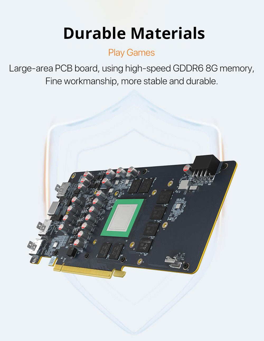 PELADN RTX2060 SUPER Gaming Graphics Card, 8GB GDDR6 RAM, 8Pin 128Bits, Dual-Fan, PCI Express 3.0, 3xDP 1xHDMI - White