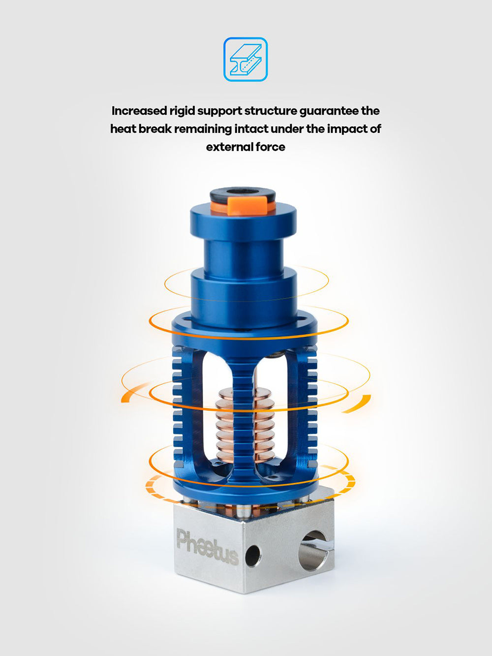 Cabezal de extrusión para impresora 3D Phaetus Dragon Hotend ST V2.0 de súper precisión, para Hotend V6, DDE, DDB, accionamiento directo Bowden - Negro