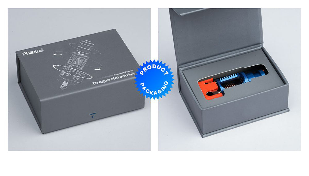 Cabezal de extrusión para impresora 3D Phaetus Dragon Hotend ST V2.0 de súper precisión, para Hotend V6, DDE, DDB, accionamiento directo Bowden - Negro