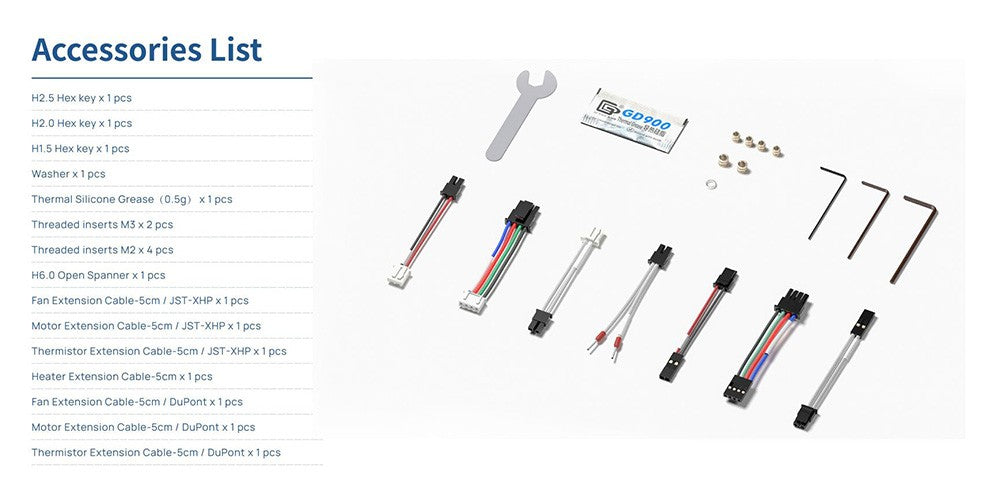 Phaetus OmniaDrop V3 Extruder, Doppelantriebszahnräder, flexibler Filamentdruck, Hotend-Kühlsystem